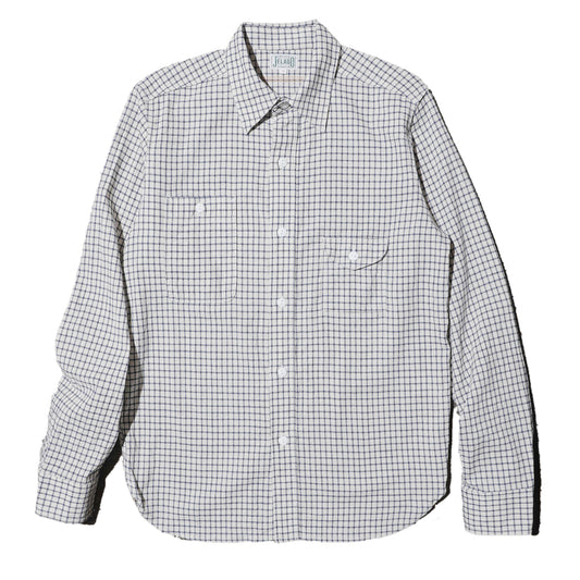 JELADO Smoker Shirt Cotton&Linen Indigo check pattern fabric【JP11117】