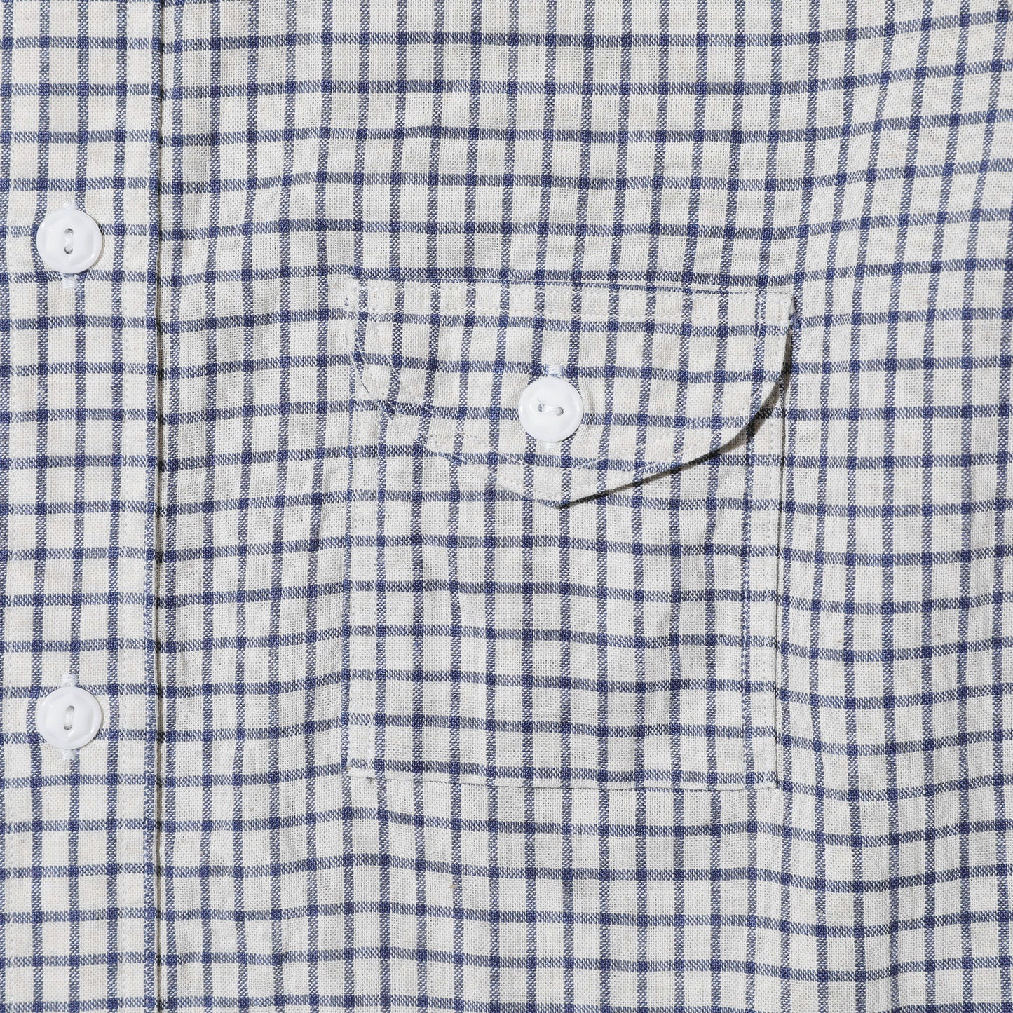 JELADO Smoker Shirt Cotton&Linen Indigo check pattern fabric【JP11117】