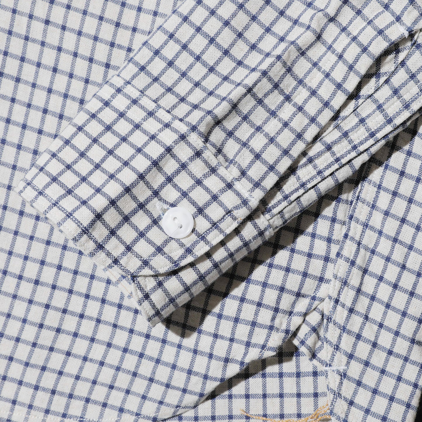 JELADO Smoker Shirt Cotton&Linen Indigo check pattern fabric【JP11117】