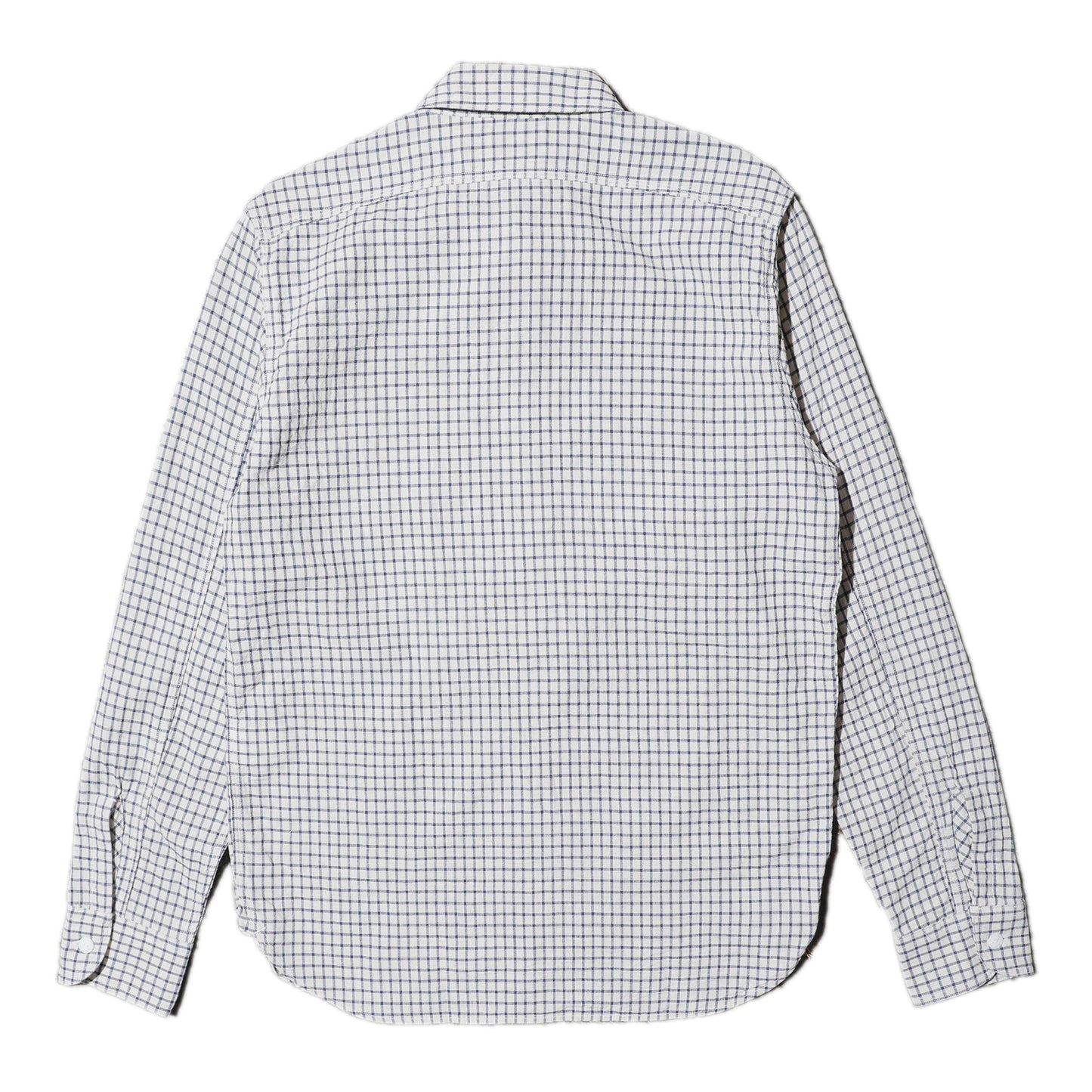 JELADO Smoker Shirt Cotton&Linen Indigo check pattern fabric【JP11117】