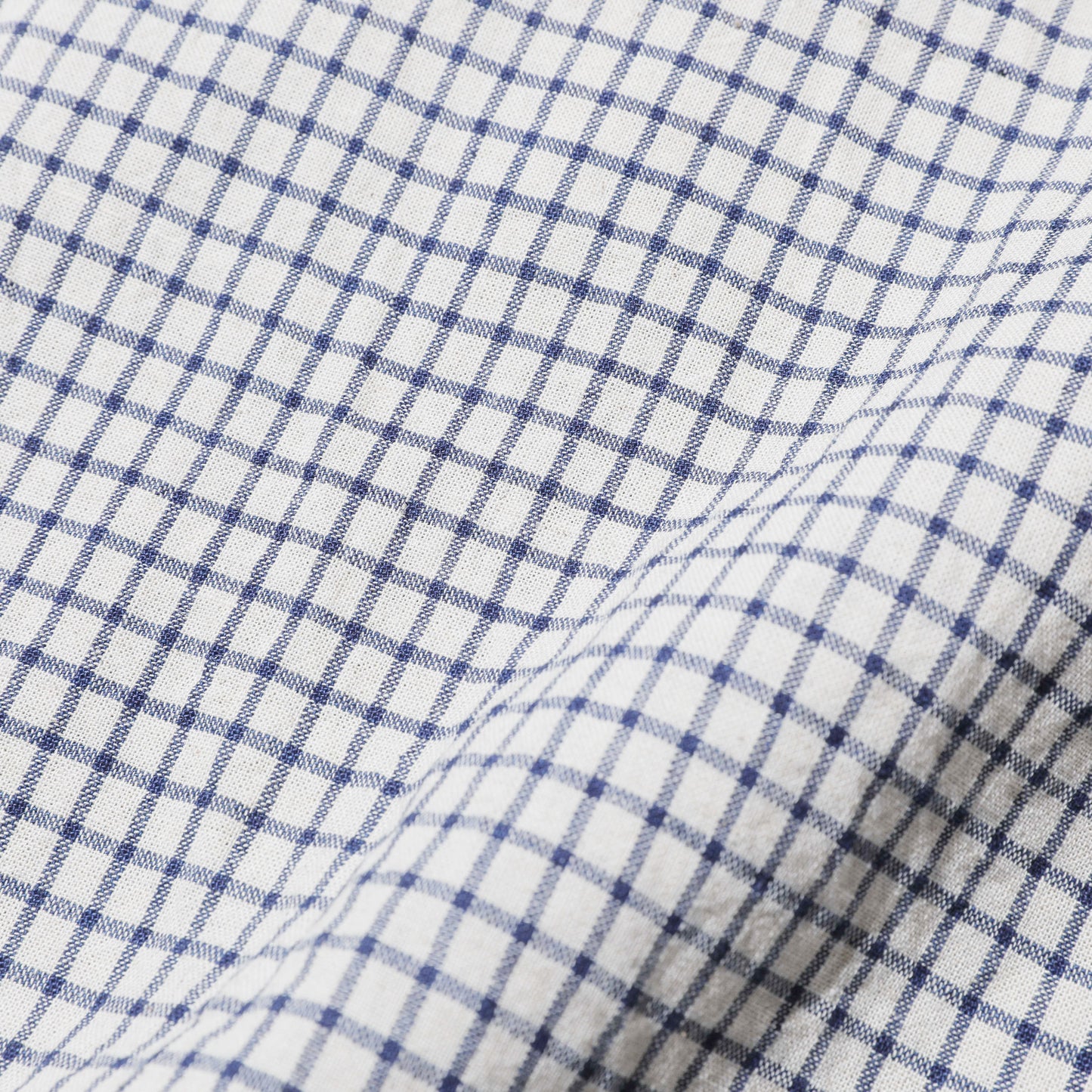 JELADO Smoker Shirt Cotton&Linen Indigo check pattern fabric【JP11117】
