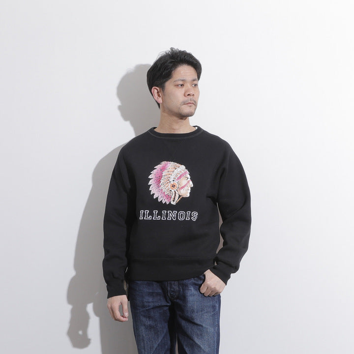 ILLINOIS Flocky Pt Sweat【AB12201】