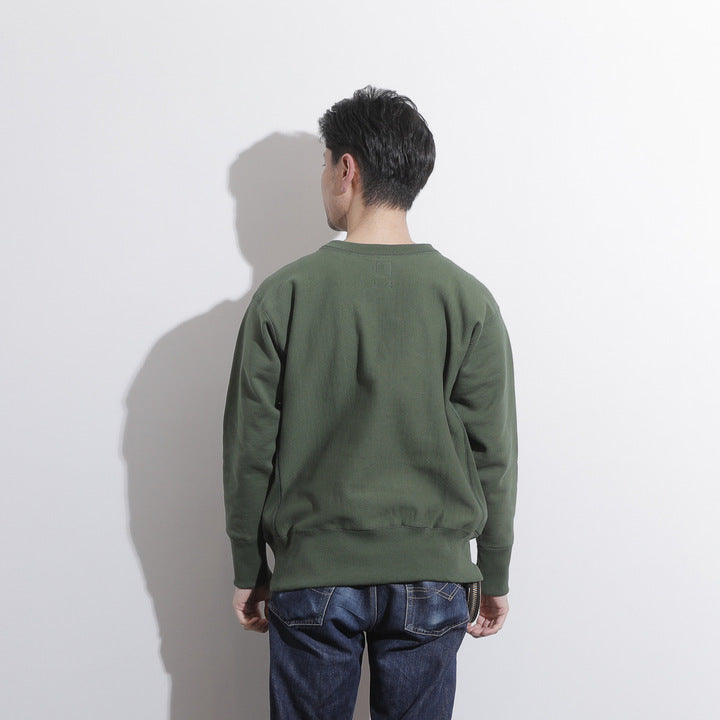 Warmup Reverse Weave Crew Neck Sweat【AB12241】