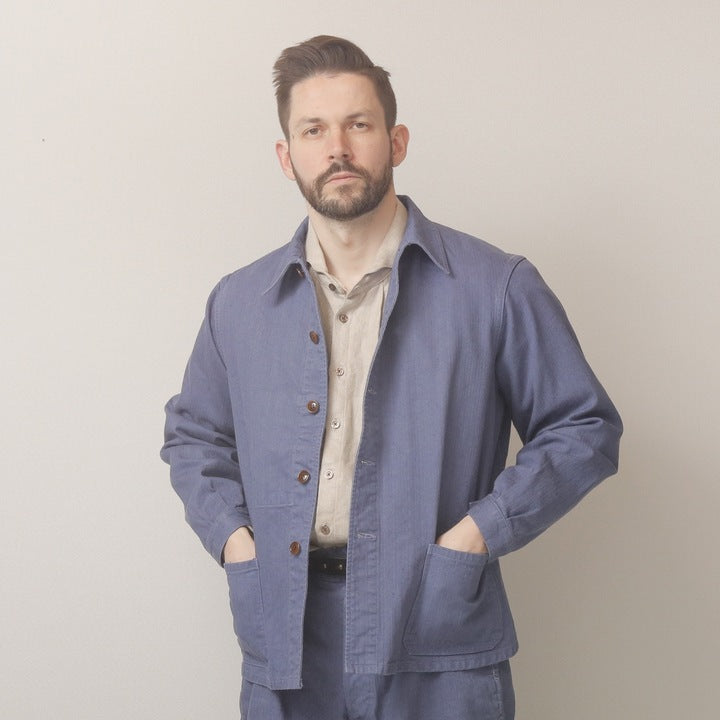 【Coming Soon】Linen / Cotton Chore Jacket【TM23420】