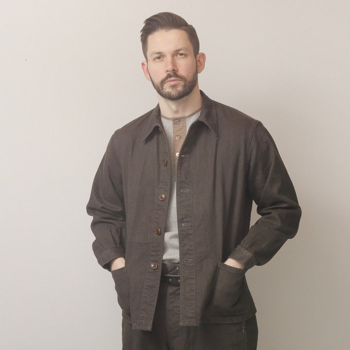【Coming Soon】Linen / Cotton Chore Jacket【TM23420】