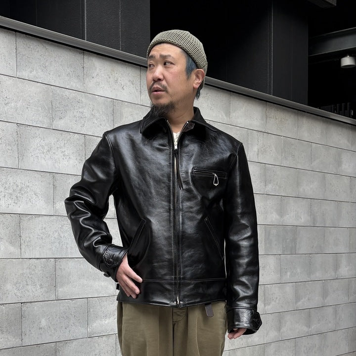 Rainbow Country 30's Style Horsehide Sports Jacket “HERCULES”  Black JELADO Special【RCL-10013H-J24】