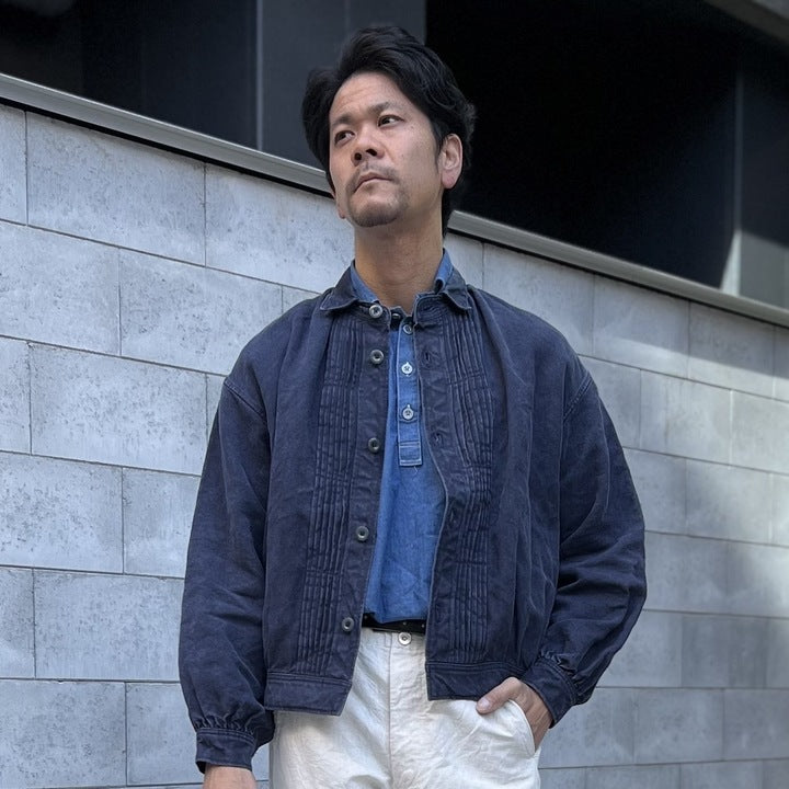 The 2 Monkeys French Work Blouse【TM02454】