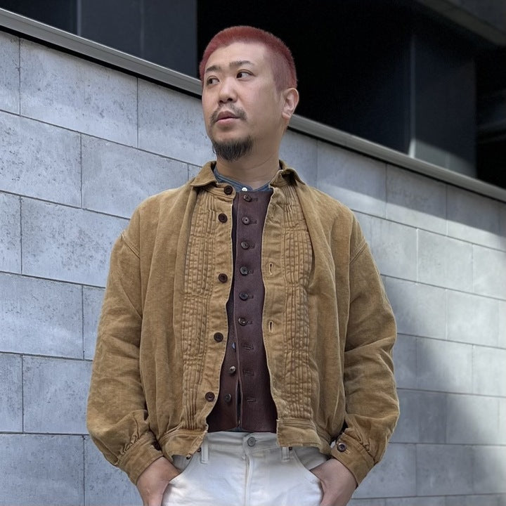 The 2 Monkeys French Work Blouse【TM02454】