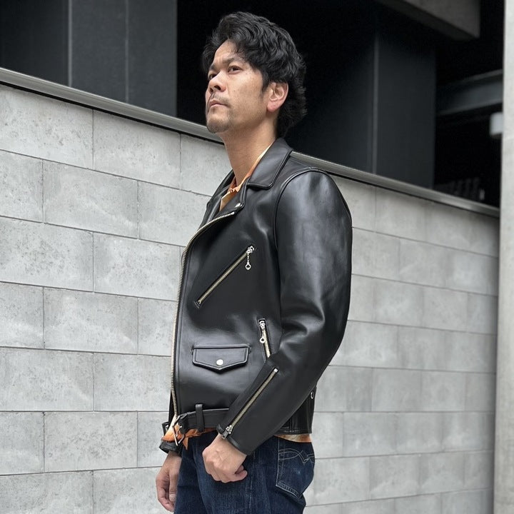 JELADO Rebel Jacket Horse Hide Semi Aniline Finish Black【SG71428】