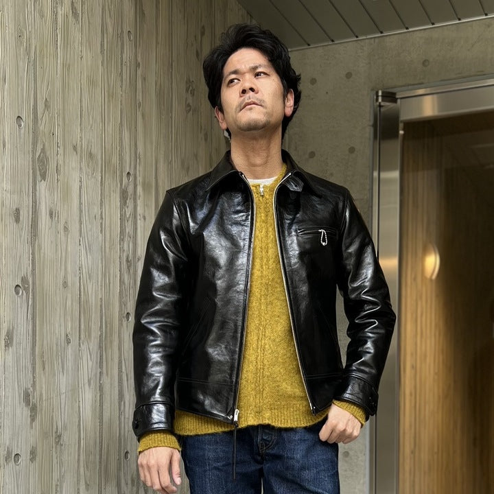 Rainbow Country 30's Style Horsehide Sports Jacket “HERCULES”  Black JELADO Special【RCL-10013H-J24】