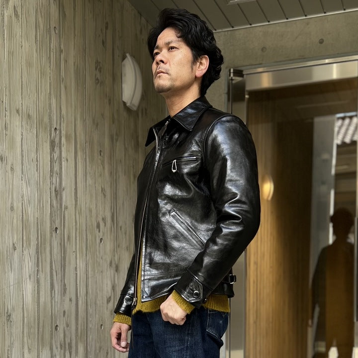 Rainbow Country 30's Style Horsehide Sports Jacket “HERCULES”  Black JELADO Special【RCL-10013H-J24】