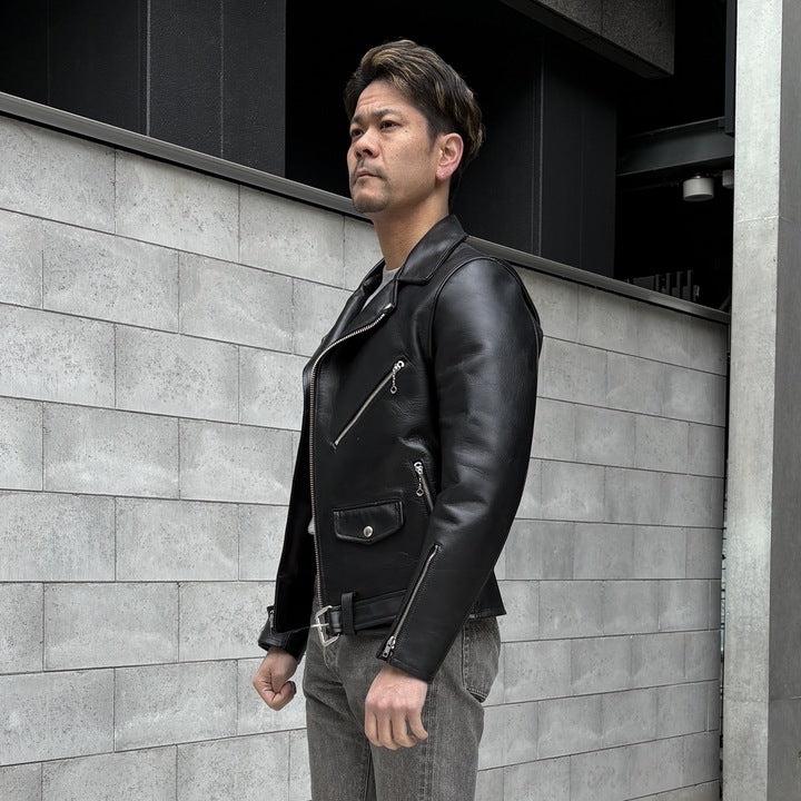 JELADO Rebel Jacket Horse Hide Semi Aniline Finish Black【SG71428】