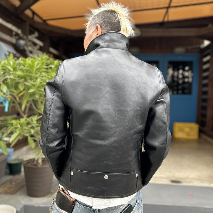 JELADO Rebel Jacket Horse Hide Semi Aniline Finish Black【SG71428】