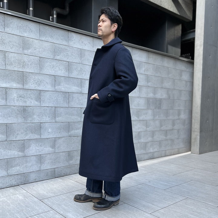 The 2 Monkeys Long-A Wool Over Coat【TM03434】