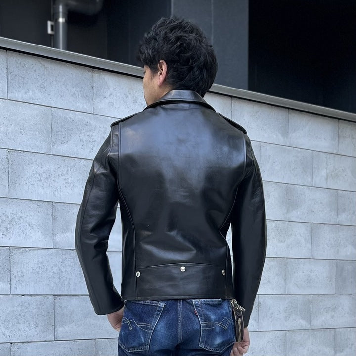 JELADO  Rebel Jacket Horse Hide Semi Aniline Finish Black エポレット有り 【SG83420】