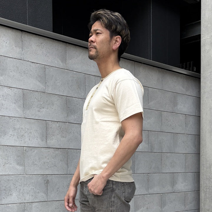 The 2 Monkeys Classic Henley Shirt【TM12244】