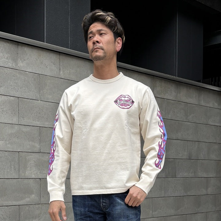 Flame Sleeve Tee【AB21234】
