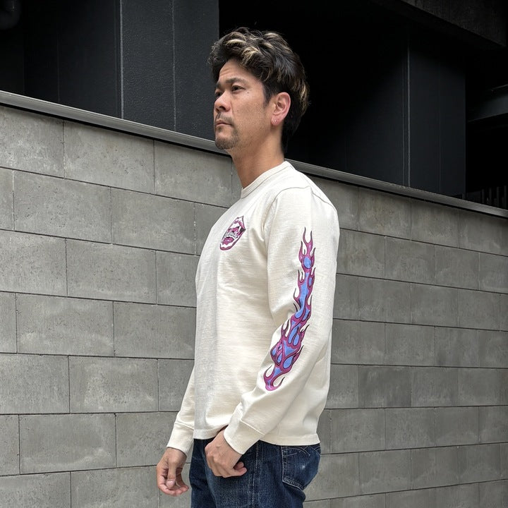 Flame Sleeve Tee【AB21234】