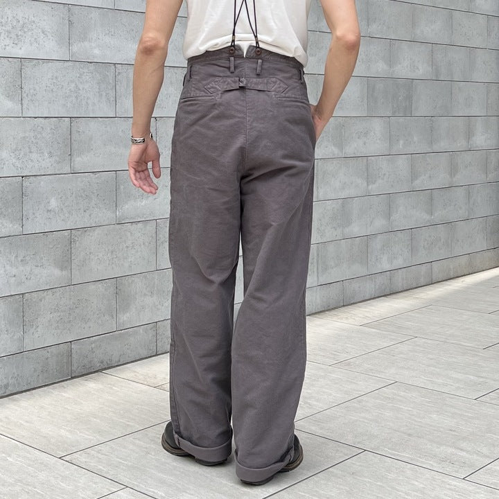 The 2 Monkeys Moleskin Wide Pants【TM03331】