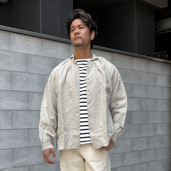 The 2 Monkeys Linen Cambrai Shirt【TM21160】