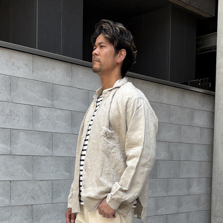 The 2 Monkeys Linen Cambrai Shirt【TM21160】