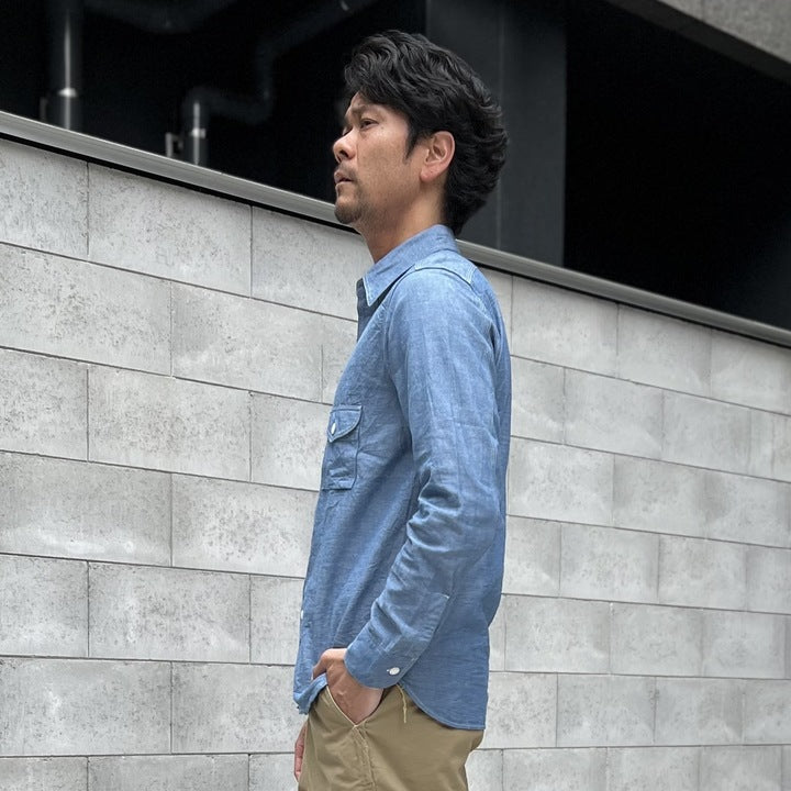 JELADO Smoker Shirt Indigo Chambray【JP94122】