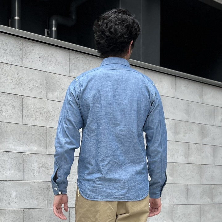 JELADO Smoker Shirt Indigo Chambray【JP94122】