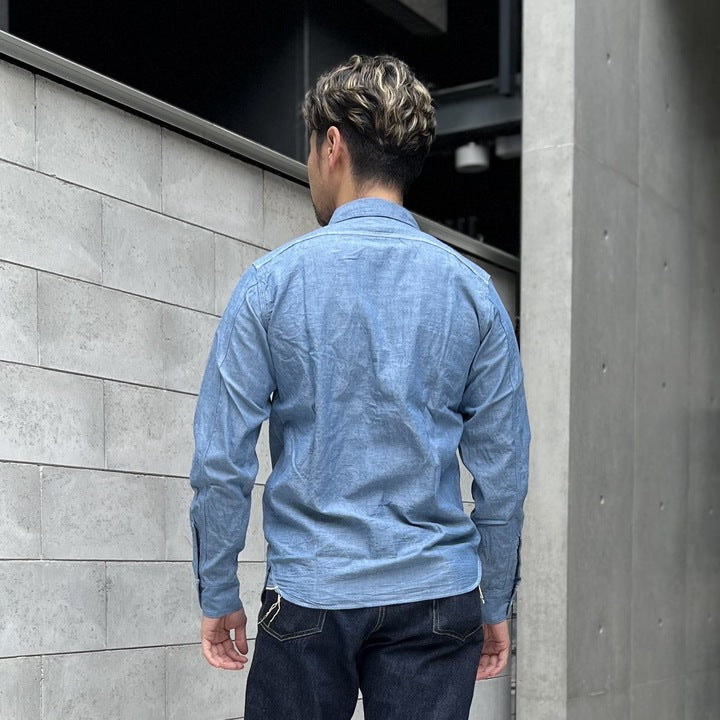 JELADO Smoker Shirt Indigo Chambray【JP94122】