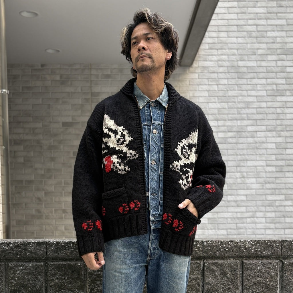 Cowichan Style Sweater WOLF【JP23806】