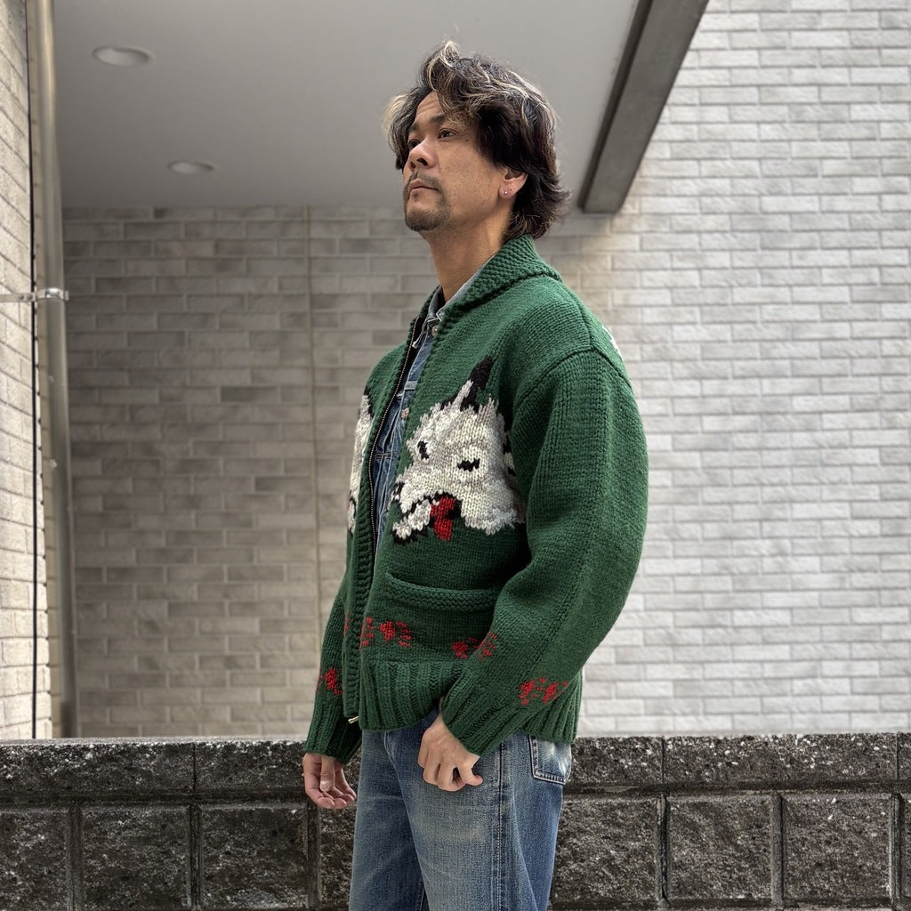 Cowichan Style Sweater WOLF【JP23806】