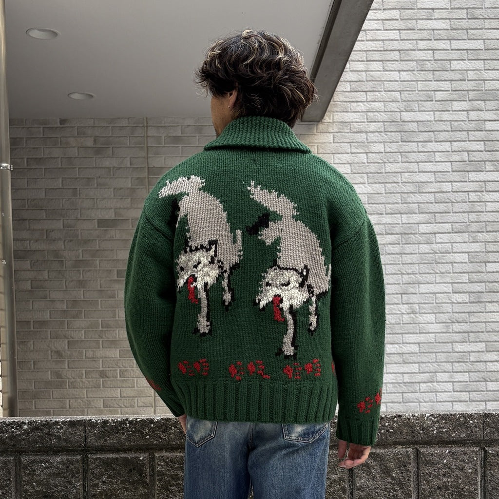 Cowichan Style Sweater WOLF【JP23806】