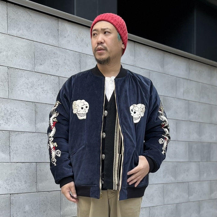 JELADO Skull Snake Souvenir Jacket 【JP13409】