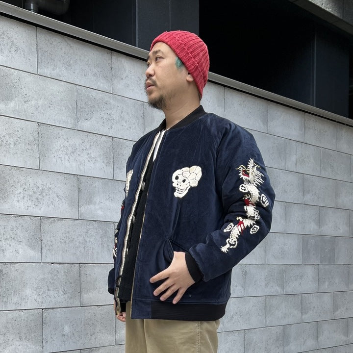 JELADO Skull Snake Souvenir Jacket 【JP13409】