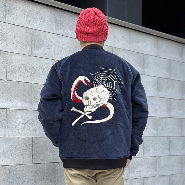 JELADO Skull Snake Souvenir Jacket 【JP13409】