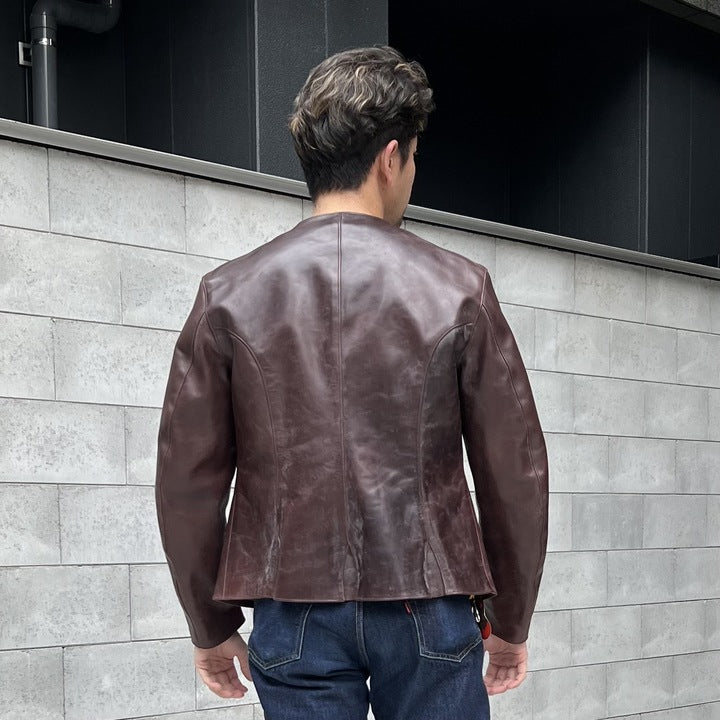 The 2 Monkeys Leather Waistcoat【TM83434】