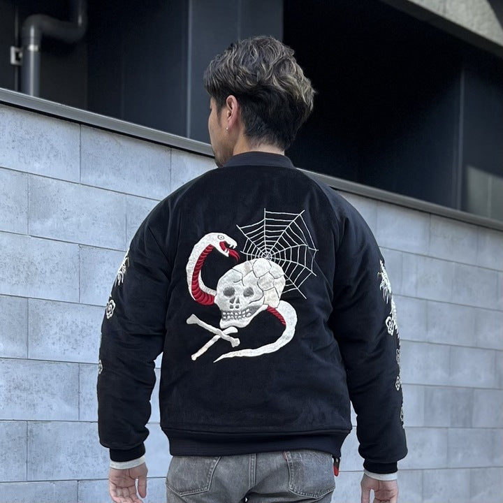 JELADO Skull Snake Souvenir Jacket 【JP13409】