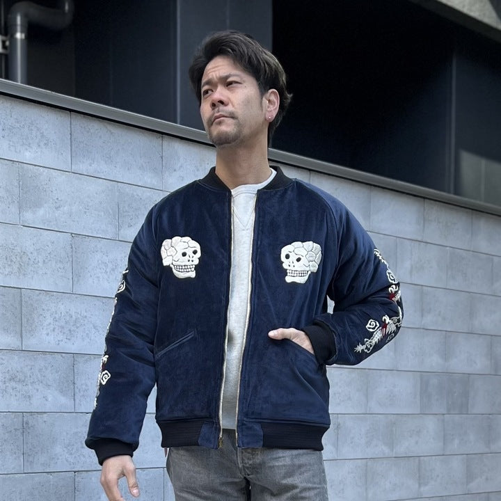 JELADO Skull Snake Souvenir Jacket 【JP13409】