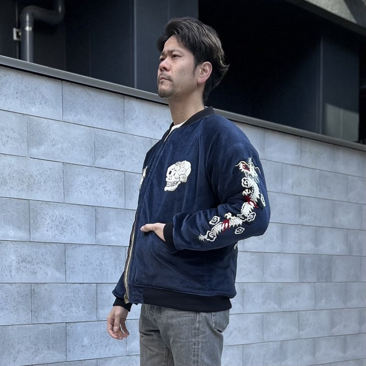 JELADO Skull Snake Souvenir Jacket 【JP13409】