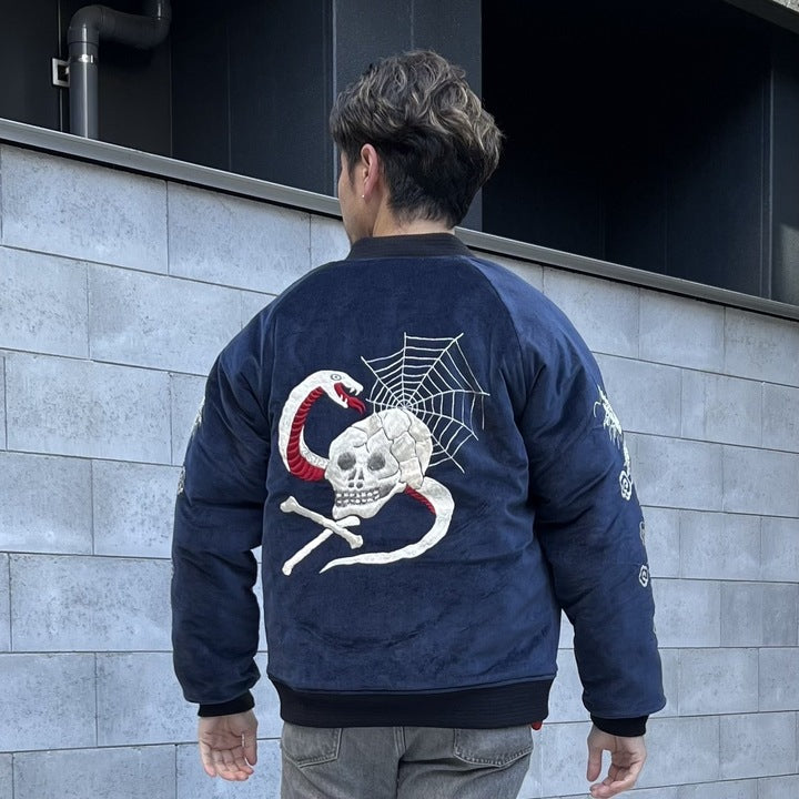 JELADO Skull Snake Souvenir Jacket 【JP13409】