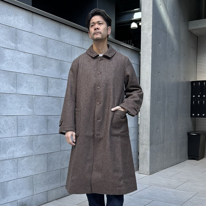 The 2 Monkeys Long-A Wool Over Coat【TM13454】