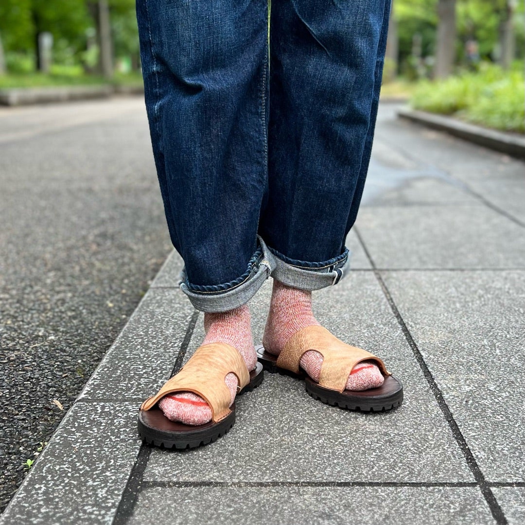 【18周年記念アイテム】The 2Monkeys　”AUGUSTUS”Sandal Camel"Waxed"【TM82952】