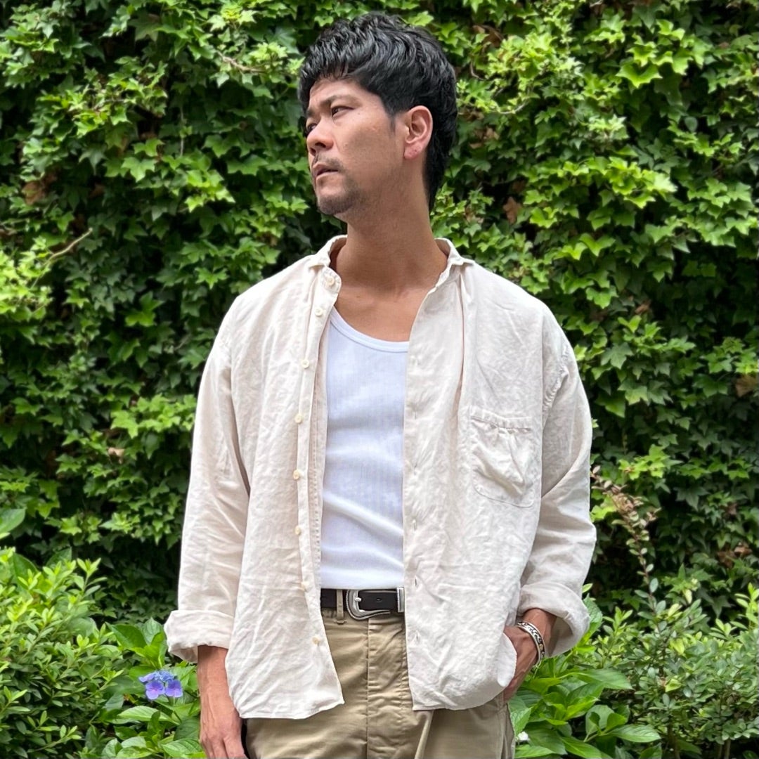 The 2 Monkeys Linen Cambrai Shirt【TM82146】