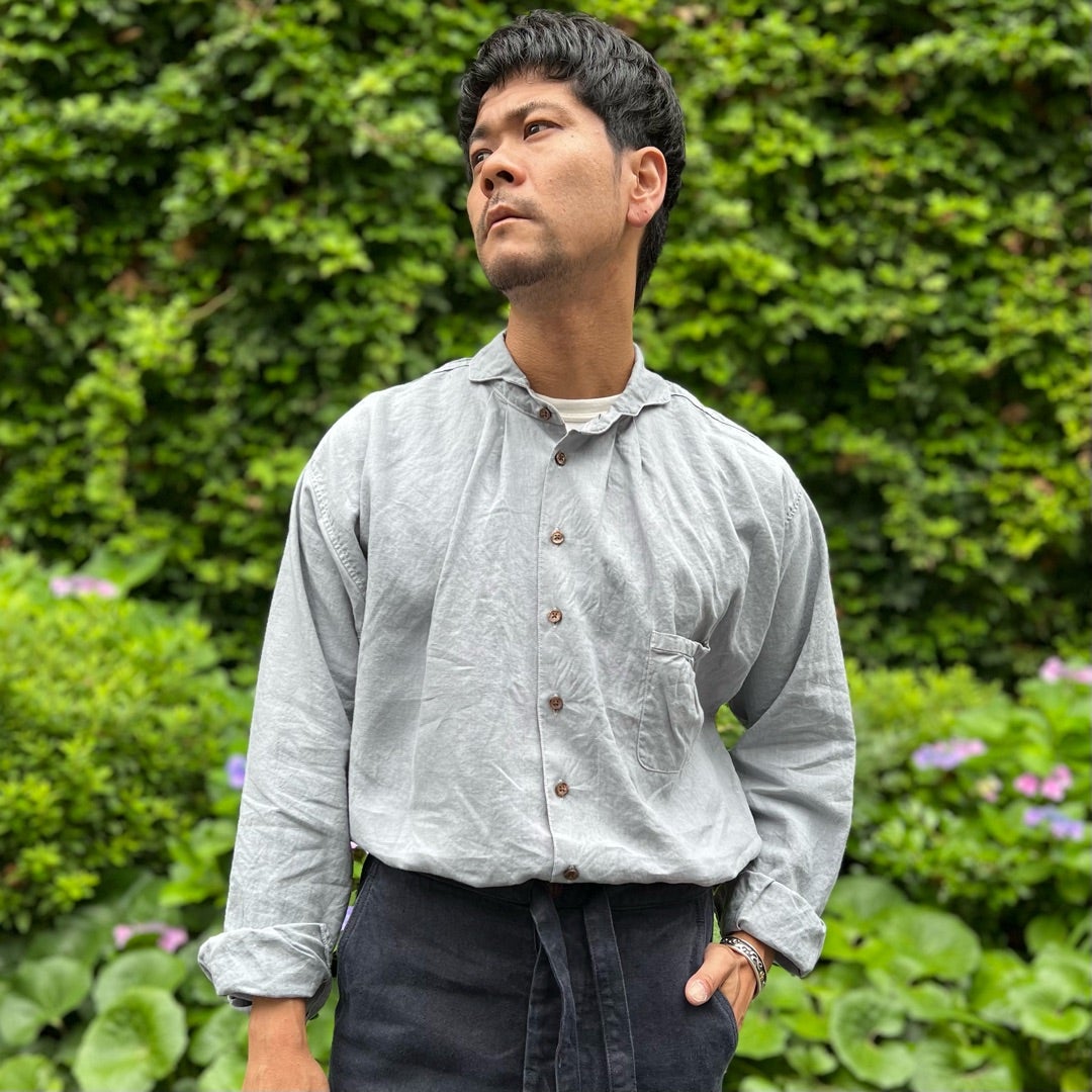 The 2 Monkeys Linen Cambrai Shirt【TM82146】