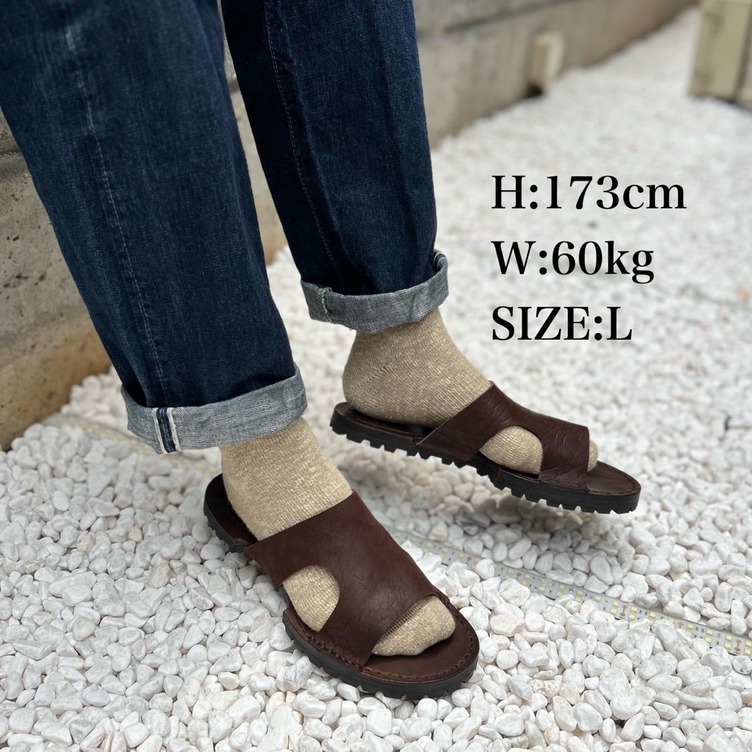 【18周年記念アイテム】The 2Monkeys　”AUGUSTUS”Sandal Brown Oiled【TM82952】