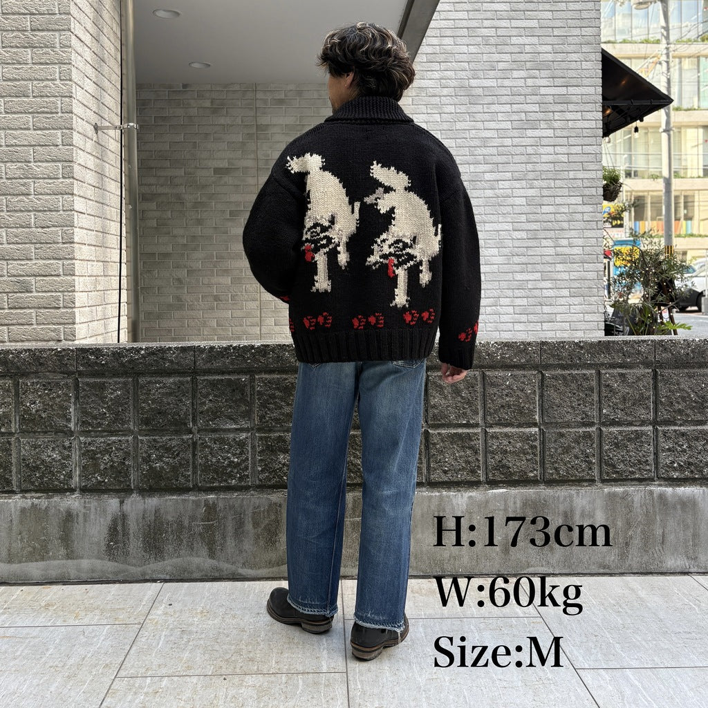 Cowichan Style Sweater WOLF【JP23806】
