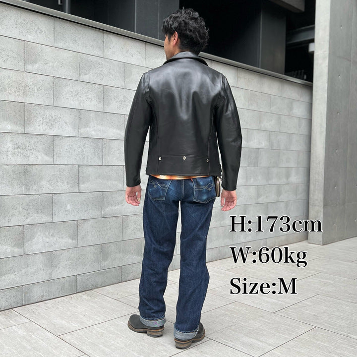 JELADO Rebel Jacket Horse Hide Semi Aniline Finish Black【SG71428】