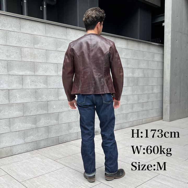The 2 Monkeys Leather Waistcoat【TM83434】