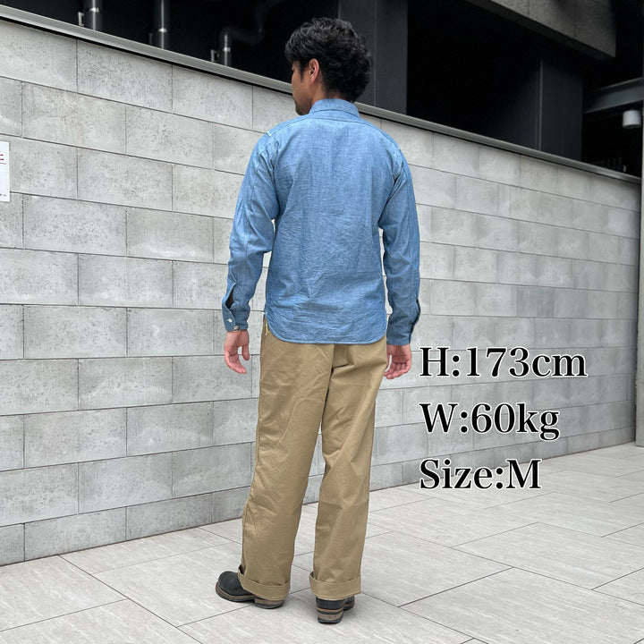 JELADO Smoker Shirt Indigo Chambray【JP94122】