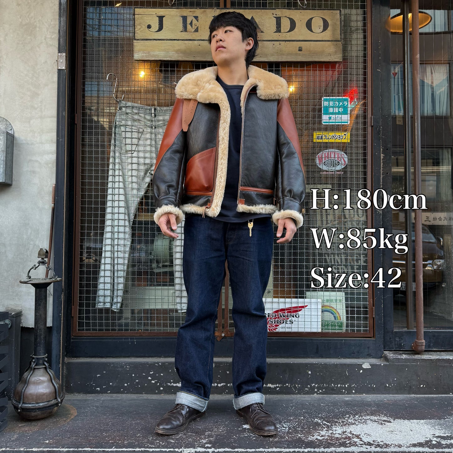 COLIMBO A.A.F Heavy Loader Mouton JKT Seal Brown【ZZ-0136】