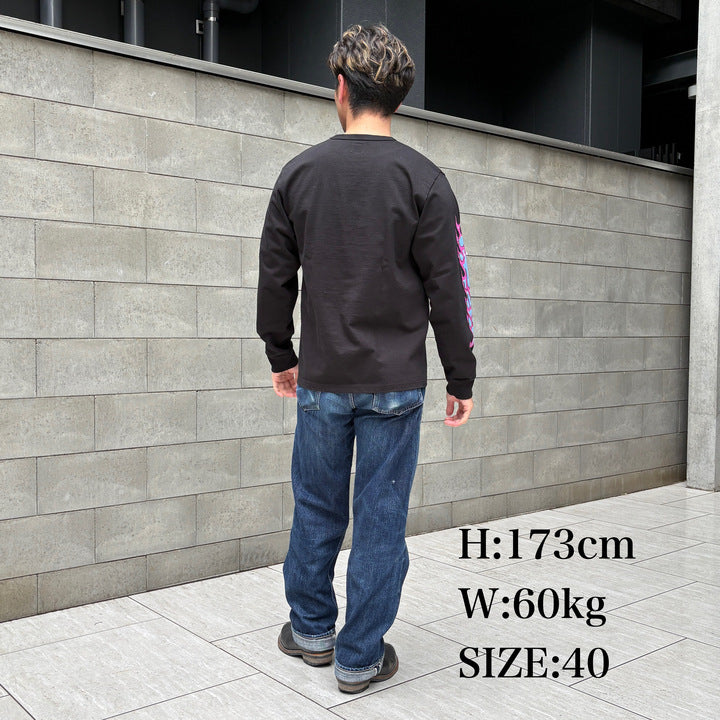 Flame Sleeve Tee【AB21234】